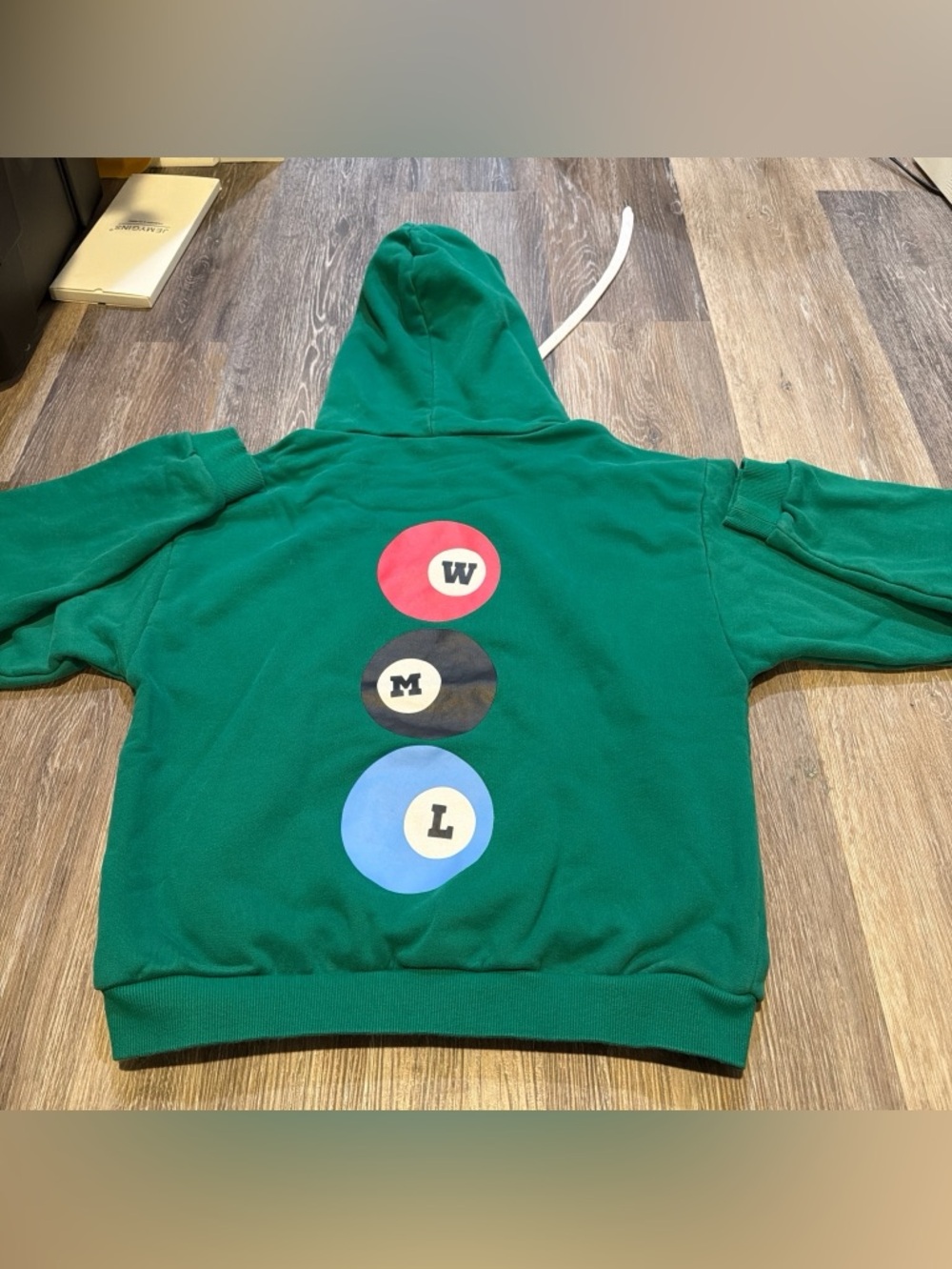 WML/Wish Me Luck Green Pullover Hoodie